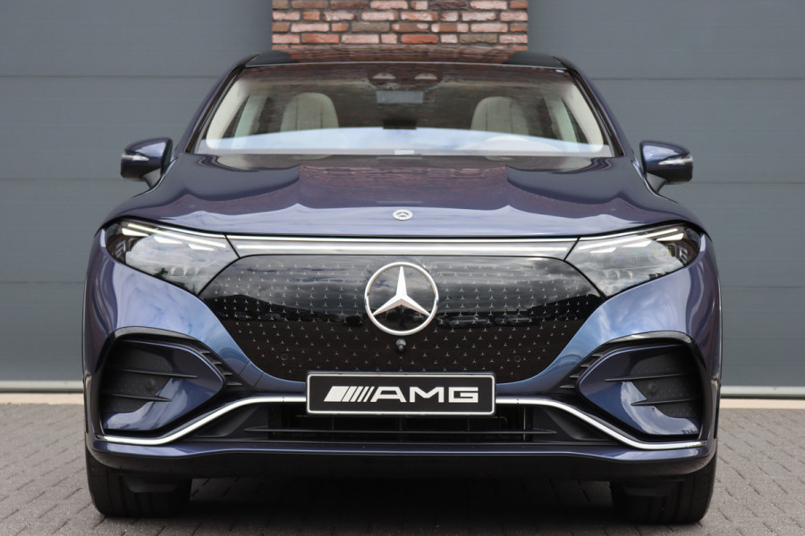 Mercedes-Benz EQS SUV 450+ AMG Line 118 kWh | Luchtvering | Hyperscreen | Achterasbesturing | Massage | Stoelventilatie | Distronic+ | Burmester | Augmented Reality HUD | Digital Light | Surround Camera |