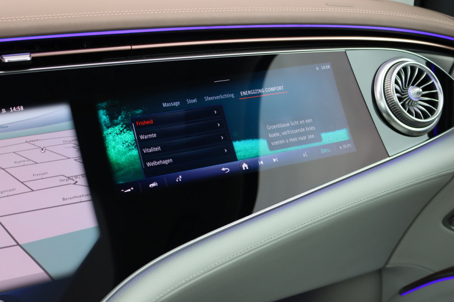 Mercedes-Benz EQS SUV 450+ AMG Line 118 kWh | Luchtvering | Hyperscreen | Achterasbesturing | Massage | Stoelventilatie | Distronic+ | Burmester | Augmented Reality HUD | Digital Light | Surround Camera |