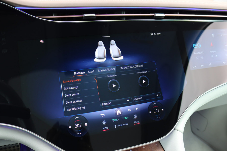 Mercedes-Benz EQS SUV 450+ AMG Line 118 kWh | Luchtvering | Hyperscreen | Achterasbesturing | Massage | Stoelventilatie | Distronic+ | Burmester | Augmented Reality HUD | Digital Light | Surround Camera |