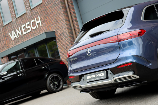 Mercedes-Benz EQS SUV 450+ AMG Line 118 kWh | Luchtvering | Hyperscreen | Achterasbesturing | Massage | Stoelventilatie | Distronic+ | Burmester | Augmented Reality HUD | Digital Light | Surround Camera |