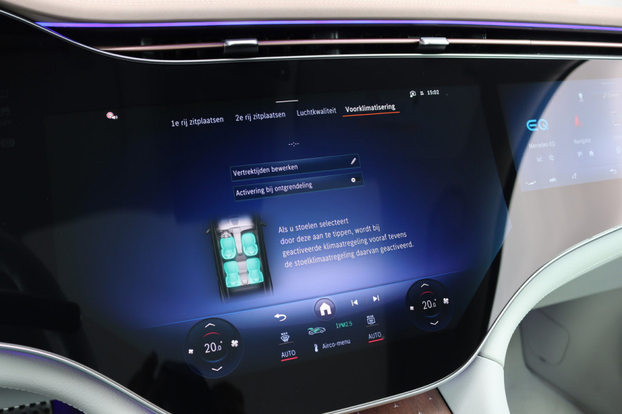 Mercedes-Benz EQS SUV 450+ AMG Line 118 kWh | Luchtvering | Hyperscreen | Achterasbesturing | Massage | Stoelventilatie | Distronic+ | Burmester | Augmented Reality HUD | Digital Light | Surround Camera |
