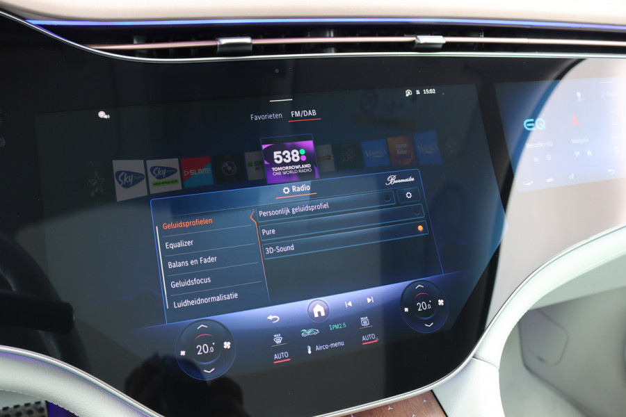 Mercedes-Benz EQS SUV 450+ AMG Line 118 kWh | Luchtvering | Hyperscreen | Achterasbesturing | Massage | Stoelventilatie | Distronic+ | Burmester | Augmented Reality HUD | Digital Light | Surround Camera |