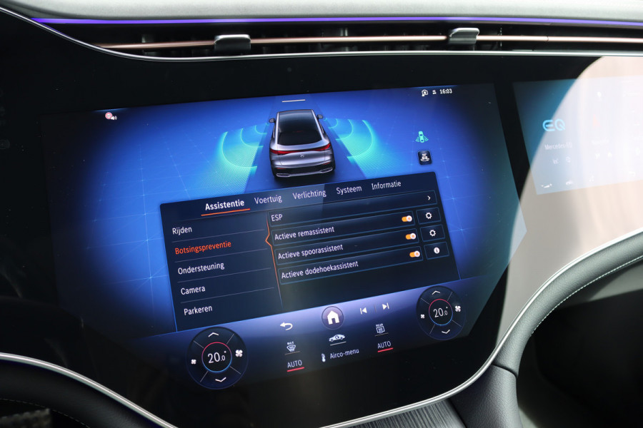 Mercedes-Benz EQE SUV 350 4MATIC AMG Line 91 kWh | Hyperscreen | Luchtvering | Achterasbesturing | Distronic+ | Burmester | HUD | Verwarmd Stuurwiel | Trekhaak | Digital Light |