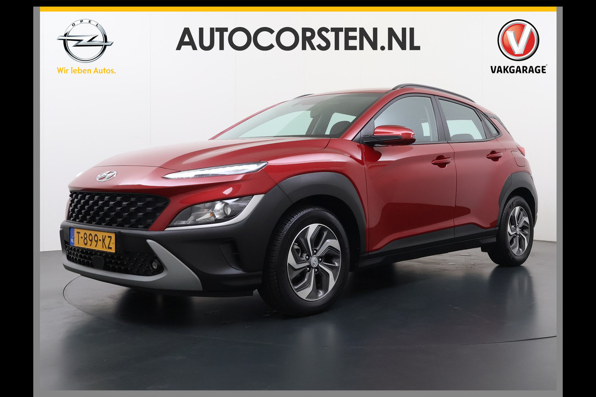 Hyundai Kona 1.6GDI HEV Hybride Autom. Trekhaak Adap.Cruise Camera Apple Carplay Android Auto Navi Ecc Pdc Comfort Smart Led Lmv 16" DAB Krell®-Audio Lane Assist Isofix Rijstrooksensor 1.300KG Trekgewicht 1e Eigenaar Origineel Nederlandse Auto