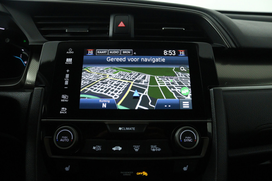 Honda Civic 1.0 i-VTEC Elegance (TREKHAAK, DIGITALE COCKPIT, CAMERA, STOELVERWARMING, CRUISE ADAPTIEF, PARKEERSENSOREN)