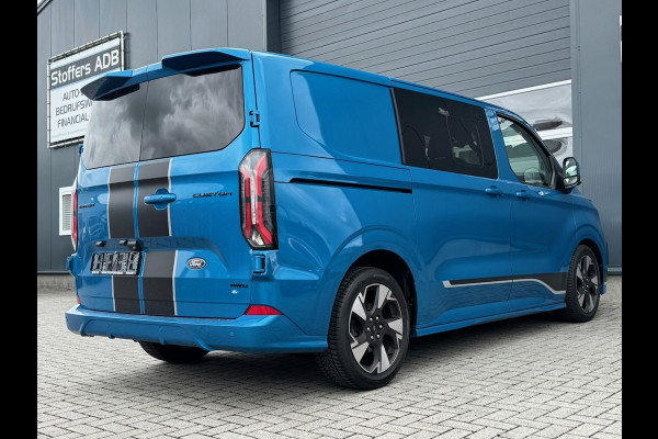 Ford Transit Custom 320 2.0 TDCI L1H1 Sport DC AWD 170pk | Elekt. Trekhaak | 19 inch | 5-pers | Digi Spiegel | Garantie 2028 | 4WD
