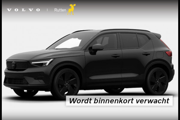 Volvo EX40 Single Ext. Range Ultra Black Edition Europa / Panoramadak / Adaptive cruise control / 360 Camera / Elektrisch bedienbare stoelen met geheugen / Apple Carplay / Android auto /
