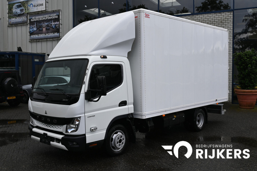 FUSO Canter 3C15 3.0 DI 340 Bakwagen met laadklep Dhollandia klep, Geveerde stoel