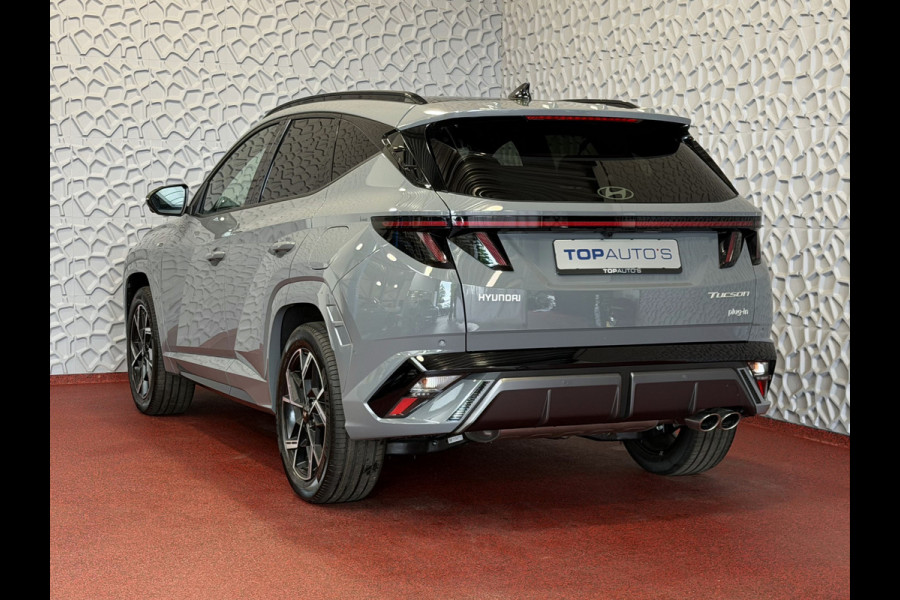Hyundai Tucson NIEUWE AUTO TOP MODEL N LINE + 1.6 T-GDI PHEV SKY PANO 360CAM ELEK.KLEP ELEK.STOEL MEMORY VERWARMD SUBWOOFER 19" LMV ZWARTE HEME PLUG IN HYBRIDE