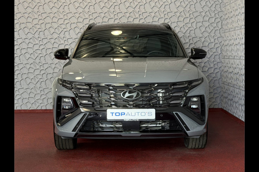 Hyundai Tucson NIEUWE AUTO TOP MODEL N LINE + 1.6 T-GDI PHEV SKY PANO 360CAM ELEK.KLEP ELEK.STOEL MEMORY VERWARMD SUBWOOFER 19" LMV ZWARTE HEME PLUG IN HYBRIDE