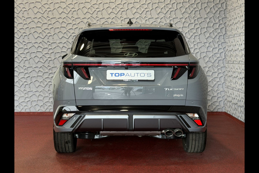 Hyundai Tucson NIEUWE AUTO TOP MODEL N LINE + 1.6 T-GDI PHEV SKY PANO 360CAM ELEK.KLEP ELEK.STOEL MEMORY VERWARMD SUBWOOFER 19" LMV ZWARTE HEME PLUG IN HYBRIDE