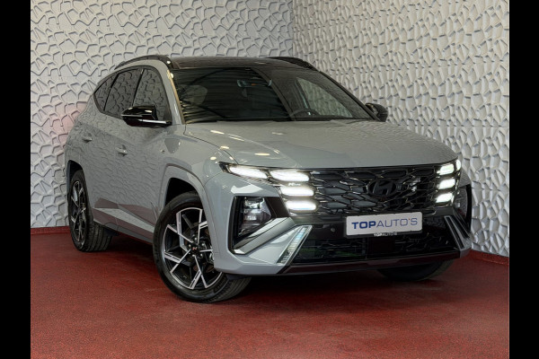Hyundai Tucson NIEUWE AUTO TOP MODEL N LINE + 1.6 T-GDI PHEV SKY PANO 360CAM ELEK.KLEP ELEK.STOEL MEMORY VERWARMD SUBWOOFER 19" LMV ZWARTE HEME PLUG IN HYBRIDE