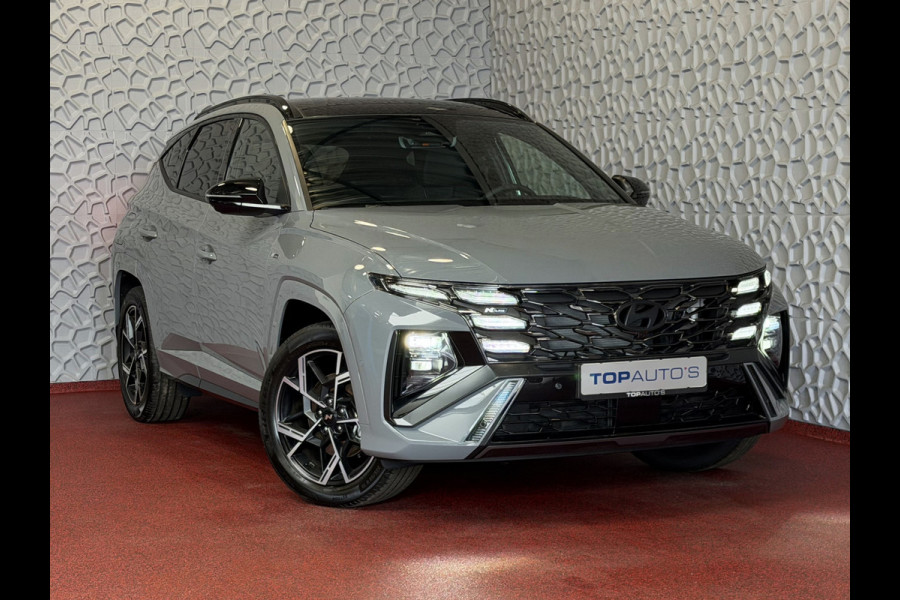 Hyundai Tucson NIEUWE AUTO TOP MODEL N LINE + 1.6 T-GDI PHEV SKY PANO 360CAM ELEK.KLEP ELEK.STOEL MEMORY VERWARMD SUBWOOFER 19" LMV ZWARTE HEME PLUG IN HYBRIDE