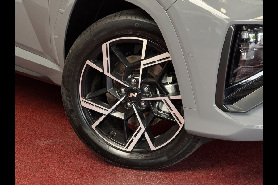 Hyundai Tucson NIEUWE AUTO TOP MODEL N LINE + 1.6 T-GDI PHEV SKY PANO 360CAM ELEK.KLEP ELEK.STOEL MEMORY VERWARMD SUBWOOFER 19" LMV ZWARTE HEME PLUG IN HYBRIDE
