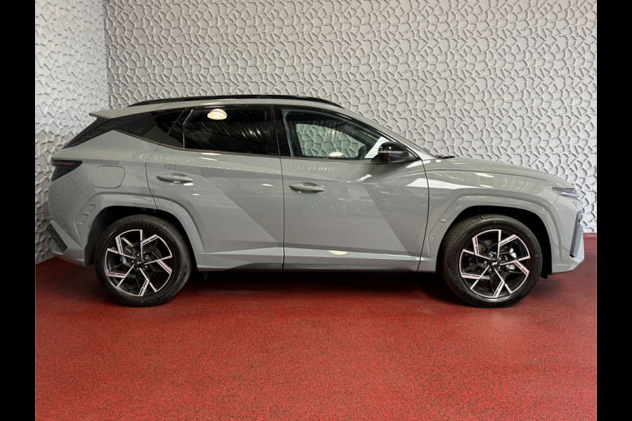 Hyundai Tucson NIEUWE AUTO TOP MODEL N LINE + 1.6 T-GDI PHEV SKY PANO 360CAM ELEK.KLEP ELEK.STOEL MEMORY VERWARMD SUBWOOFER 19" LMV ZWARTE HEME PLUG IN HYBRIDE