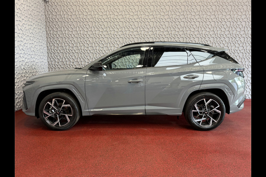 Hyundai Tucson NIEUWE AUTO TOP MODEL N LINE + 1.6 T-GDI PHEV SKY PANO 360CAM ELEK.KLEP ELEK.STOEL MEMORY VERWARMD SUBWOOFER 19" LMV ZWARTE HEME PLUG IN HYBRIDE