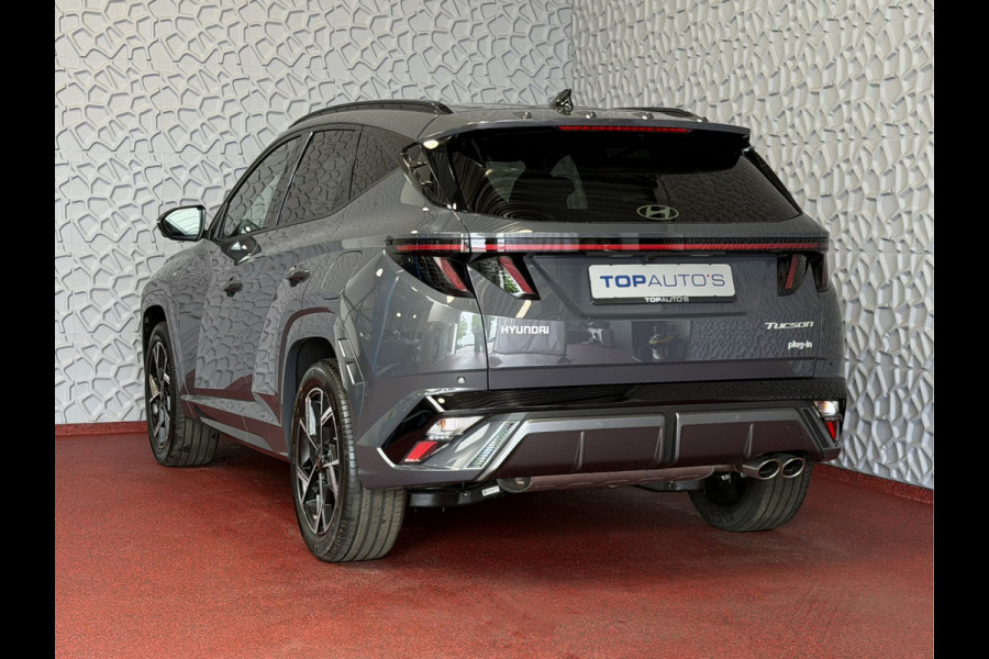 Hyundai Tucson NIEUW 1.6 T-GDI PHEV N-LINE 360°CAMERA ELEK.KLEP ELEK.STOEL MEMORY VERWARMD/GEKOELD SUBWOOFER 19" LMV ZWARTE HEMEL STUURVERW. PLUG IN HYBRIDE