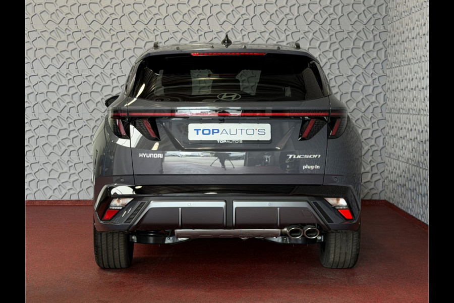 Hyundai Tucson NIEUW 1.6 T-GDI PHEV N-LINE 360°CAMERA ELEK.KLEP ELEK.STOEL MEMORY VERWARMD/GEKOELD SUBWOOFER 19" LMV ZWARTE HEMEL STUURVERW. PLUG IN HYBRIDE