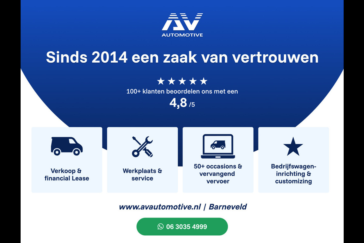 Volkswagen Transporter T6.1 2.0 TDI 150 PK DSG L2H1 | BOTT Inrichting | Bi-Xenon | Camera | CarPlay | Navigatie | Stoelverwarming | Climate control | Cruise control | Dealer onderhouden | Nieuwe APK