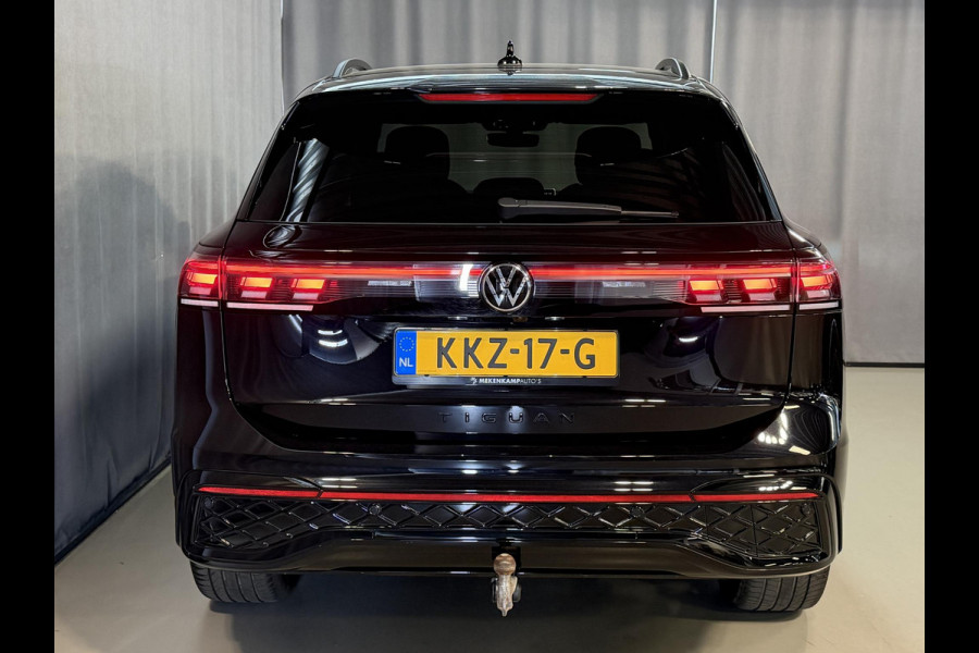 Volkswagen Tiguan 1.5 eHybrid R-Line Black Style 272pk 20"/VOL Leder + memory/Trekhaak/Harman Kardon/Stuur + stoelverwarming + koeling/Matrix LED/Dodehoek/Head-up