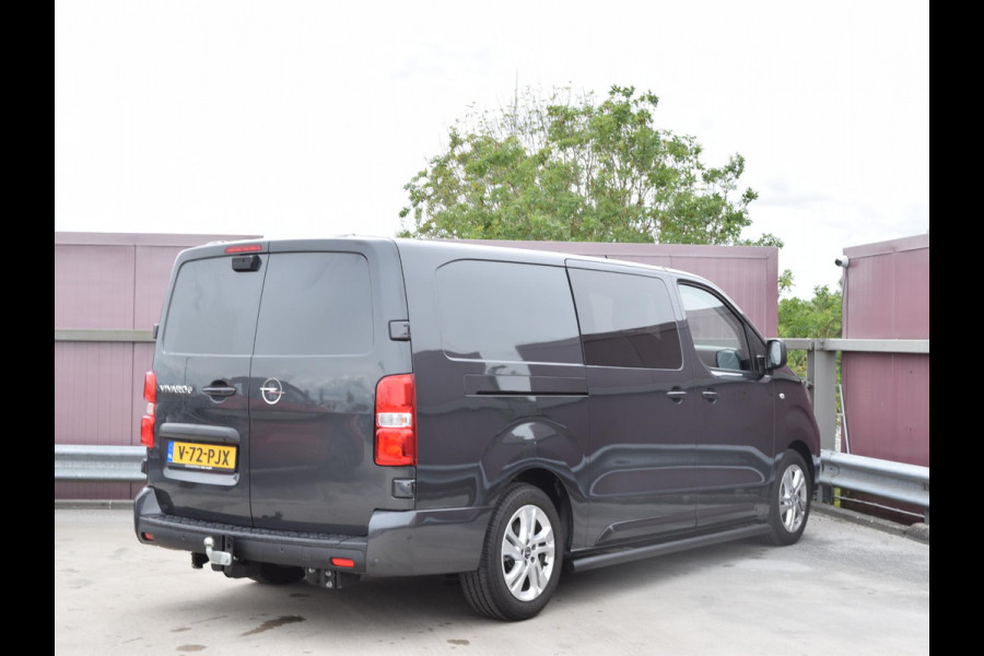 Opel Vivaro Electric L3 75 kWh DC | DUBBELE CABINE | BETIMMERING | SIDE BARS | 2 SCHUIFDEUREN | TREKHAAK | STOELVERWARMING | CAMERA | NAVI |