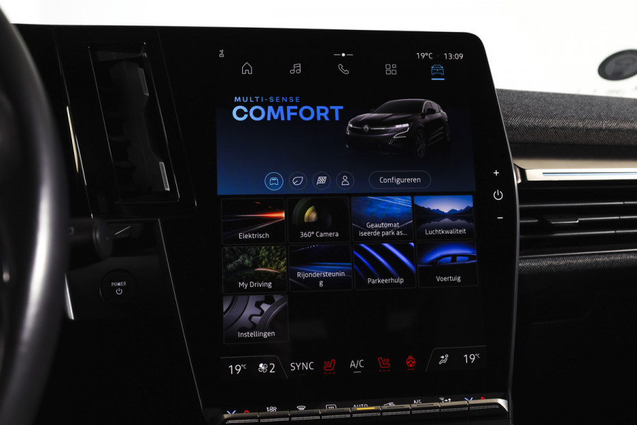 Renault Mégane E-Tech EV60 Optimum Charge Techno | Dig.Cockpit | Adapt.Cruise | Stoel-+Stuurverw. | 360 camera | NAV+App.Connect | Auto. Airco | Trekhaak | LM 20" |