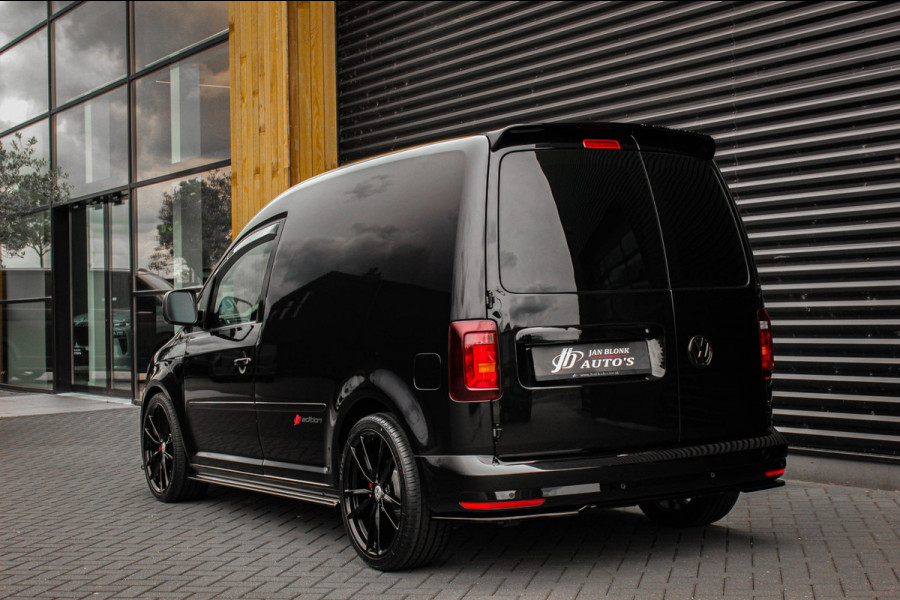 Volkswagen Caddy 2.0 TDI 185PK JB- EDITION / FULL BLACK / SCHROEFSET / LEDEREN BEKLEDING / NIEUWSTAAT / ELEK- PAKKET / MAXTON PACK