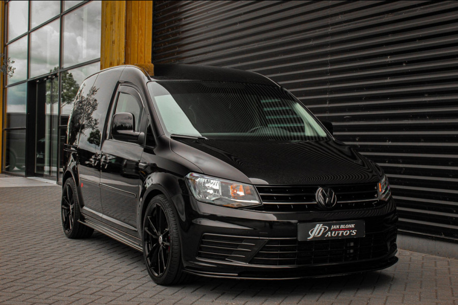 Volkswagen Caddy 2.0 TDI 185PK JB- EDITION / FULL BLACK / SCHROEFSET / LEDEREN BEKLEDING / NIEUWSTAAT / ELEK- PAKKET / MAXTON PACK