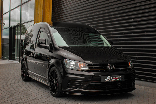 Volkswagen Caddy 2.0 TDI 185PK JB- EDITION / FULL BLACK / SCHROEFSET / LEDEREN BEKLEDING / NIEUWSTAAT / ELEK- PAKKET / MAXTON PACK