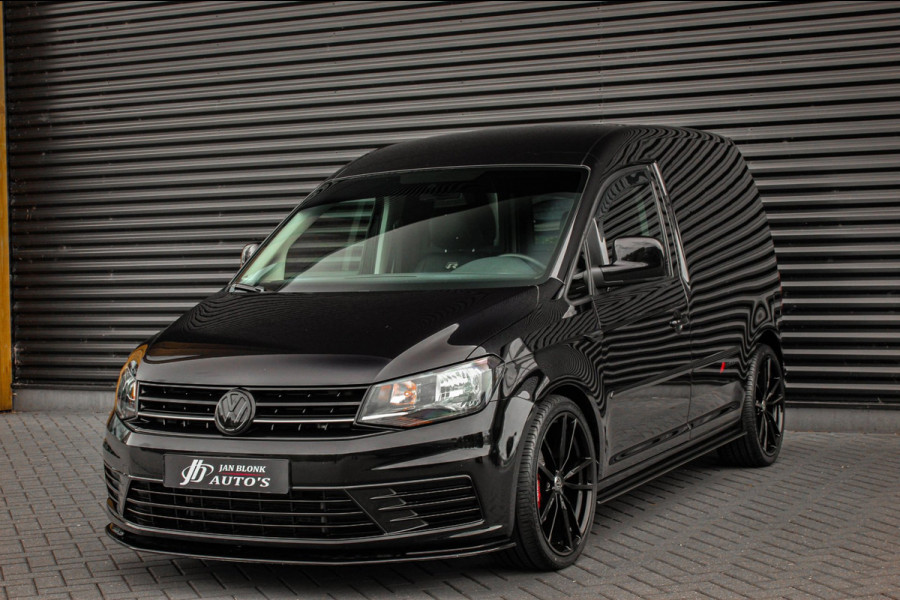 Volkswagen Caddy 2.0 TDI 185PK JB- EDITION / FULL BLACK / SCHROEFSET / LEDEREN BEKLEDING / NIEUWSTAAT / ELEK- PAKKET / MAXTON PACK