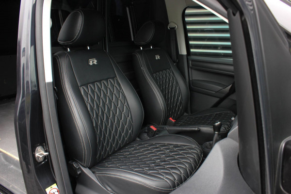 Volkswagen Caddy 2.0 TDI 185PK JB- EDITION / FULL BLACK / SCHROEFSET / LEDEREN BEKLEDING / NIEUWSTAAT / ELEK- PAKKET / MAXTON PACK