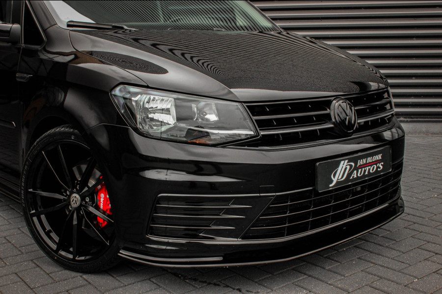 Volkswagen Caddy 2.0 TDI 185PK JB- EDITION / FULL BLACK / SCHROEFSET / LEDEREN BEKLEDING / NIEUWSTAAT / ELEK- PAKKET / MAXTON PACK