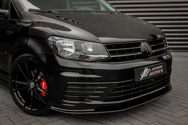 Volkswagen Caddy 2.0 TDI 185PK JB- EDITION / FULL BLACK / SCHROEFSET / LEDEREN BEKLEDING / NIEUWSTAAT / ELEK- PAKKET / MAXTON PACK