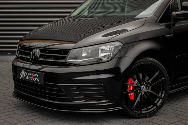 Volkswagen Caddy 2.0 TDI 185PK JB- EDITION / FULL BLACK / SCHROEFSET / LEDEREN BEKLEDING / NIEUWSTAAT / ELEK- PAKKET / MAXTON PACK