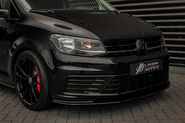 Volkswagen Caddy 2.0 TDI 185PK JB- EDITION / FULL BLACK / SCHROEFSET / LEDEREN BEKLEDING / NIEUWSTAAT / ELEK- PAKKET / MAXTON PACK