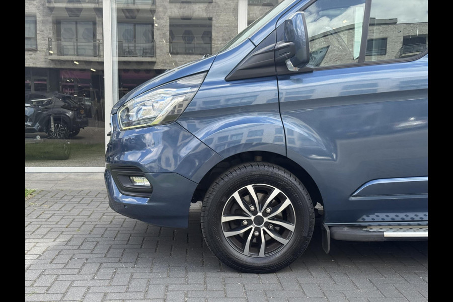 Ford Transit Custom GB 2.0 TDCi 170PK 340 L2H1 Limited | Navigatie, Parkeersensoren, Roofrails, Trekhaak, Dubbele Cabine, Dubbele schuifdeur