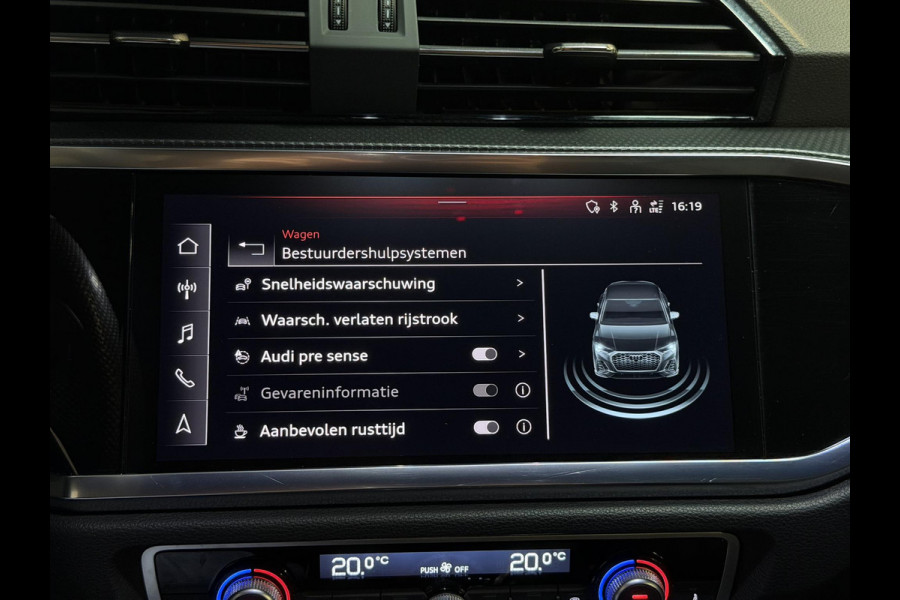 Audi Q3 Sportback 45 TFSI e S Edition 20"/Panoramadak/Leder/Dodehoek/360 camera/Keyless/Sfeerverlichting/Camera/Elektrische klep