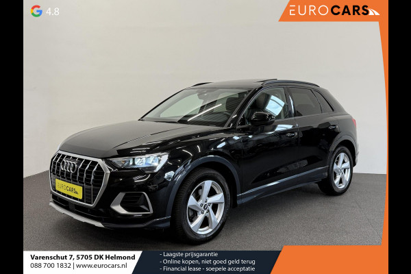 Audi Q3 35 TFSI Advanced Automaat Panoramadak Navigatie Apple Carplay Android Auto 360 camera Parkeersensoren Cruise Control Alacantara Full Led Stoelverwarming Climate Control Lichtmetalen velgen