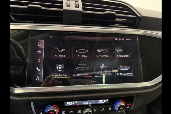 Audi Q3 35 TFSI Advanced Automaat Panoramadak Navigatie Apple Carplay Android Auto 360 camera Parkeersensoren Cruise Control Alacantara Full Led Stoelverwarming Climate Control Lichtmetalen velgen