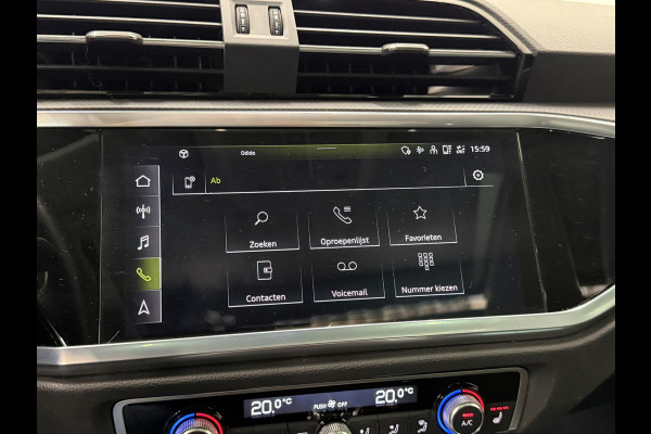 Audi Q3 35 TFSI Advanced Automaat Panoramadak Navigatie Apple Carplay Android Auto 360 camera Parkeersensoren Cruise Control Alacantara Full Led Stoelverwarming Climate Control Lichtmetalen velgen