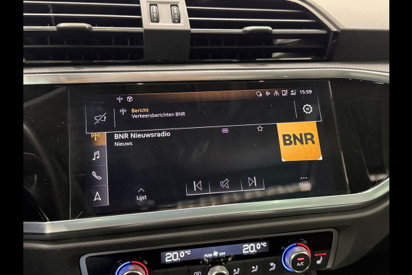 Audi Q3 35 TFSI Advanced Automaat Panoramadak Navigatie Apple Carplay Android Auto 360 camera Parkeersensoren Cruise Control Alacantara Full Led Stoelverwarming Climate Control Lichtmetalen velgen