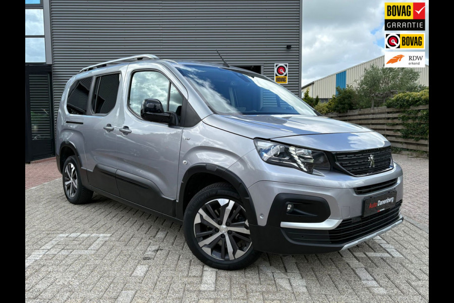 Peugeot Rifter Long GT-line 7-PERSOON,CAMERA,AUTOMAAT,TREKHAAK,APK,GARANTIE,131PK