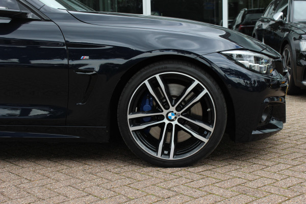 BMW 4 Serie Gran Coupé 430i High Exe. M Sport / Schuifdak / Camera / Head-up / Harman Kardon / 19'' / Leder / Navigatie / Dodehoek / DAB / Stoelverwarming / Cruise Control