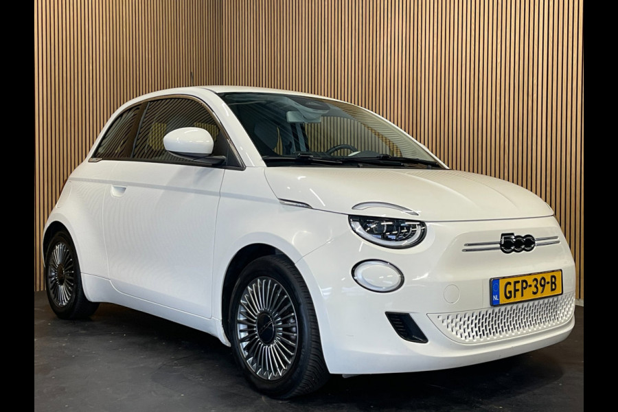 Fiat 500 Icon 42 kWh|321 WLTP|91% SOH|GROTE ACCU|CARPLAY|CAMERA|CLIMATE+CRUISE CONTROL|BLUETOOTH|STOELVERWARMING|NAVIGATIE|PDC-A|