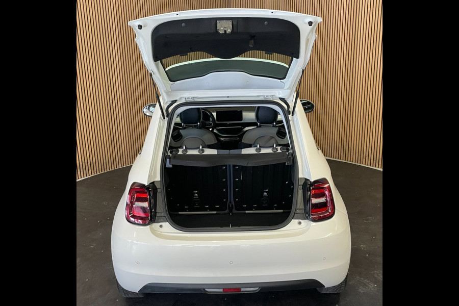 Fiat 500 Icon 42 kWh|321 WLTP|91% SOH|GROTE ACCU|CARPLAY|CAMERA|CLIMATE+CRUISE CONTROL|BLUETOOTH|STOELVERWARMING|NAVIGATIE|PDC-A|