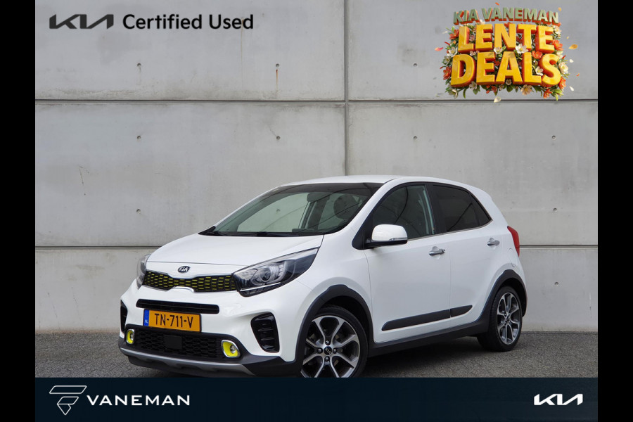 Kia Picanto 1.2 CVVT X-Line | Stoelverwarming | LED | Leder | Clima | Navi | Camera |