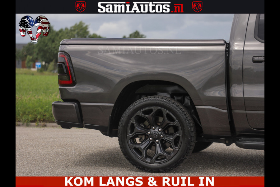 Dodge Ram SPORT | 5.7 V8 HEMI 402PK | GRANITE CRYSTAL | GROOTSCHERM | PANO | LIMITED WIELEN | DUBBEL CABINE DC | 5 PERSOONS | GRIJSKENTEKEN |
