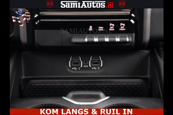 Dodge Ram SPORT | 5.7 V8 HEMI 402PK | GRANITE CRYSTAL | GROOTSCHERM | PANO | LIMITED WIELEN | DUBBEL CABINE DC | 5 PERSOONS | GRIJSKENTEKEN |