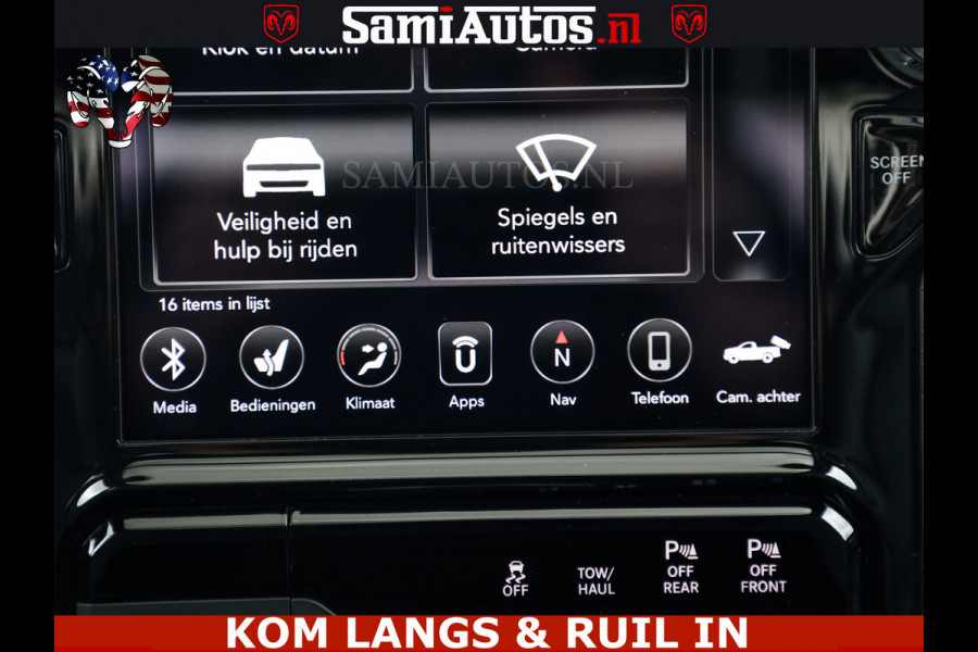 Dodge Ram SPORT | 5.7 V8 HEMI 402PK | GRANITE CRYSTAL | GROOTSCHERM | PANO | LIMITED WIELEN | DUBBEL CABINE DC | 5 PERSOONS | GRIJSKENTEKEN |