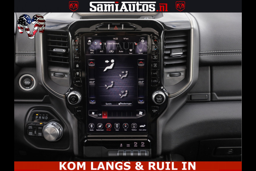 Dodge Ram SPORT | 5.7 V8 HEMI 402PK | GRANITE CRYSTAL | GROOTSCHERM | PANO | LIMITED WIELEN | DUBBEL CABINE DC | 5 PERSOONS | GRIJSKENTEKEN |